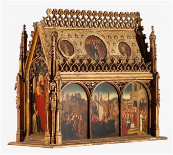 Fine Antique Replica Of The St. Ursula Shrine - Hans Memling