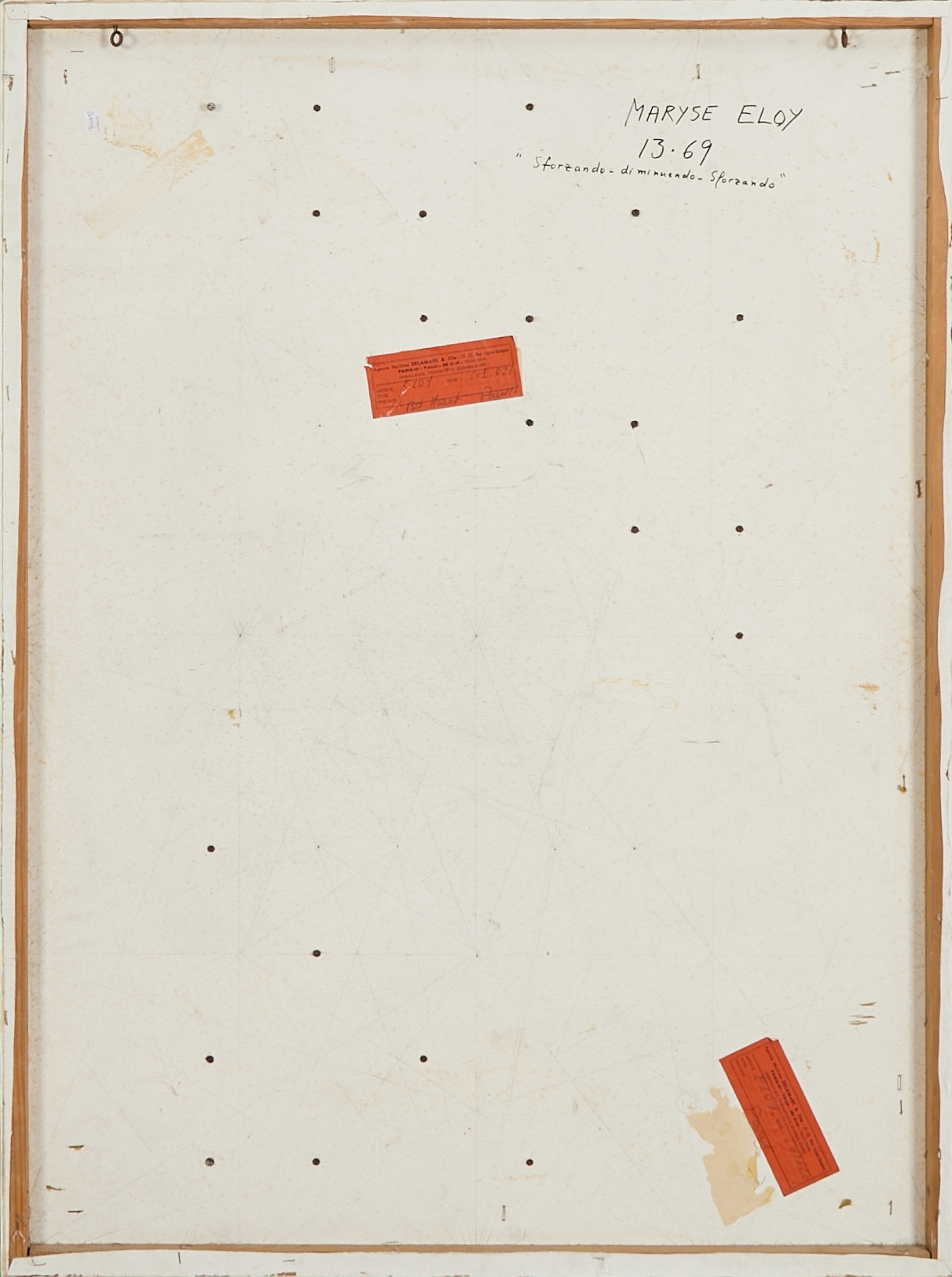 Maryse Eloy | Sforzando-diminuendo-sforzando (1969) | MutualArt