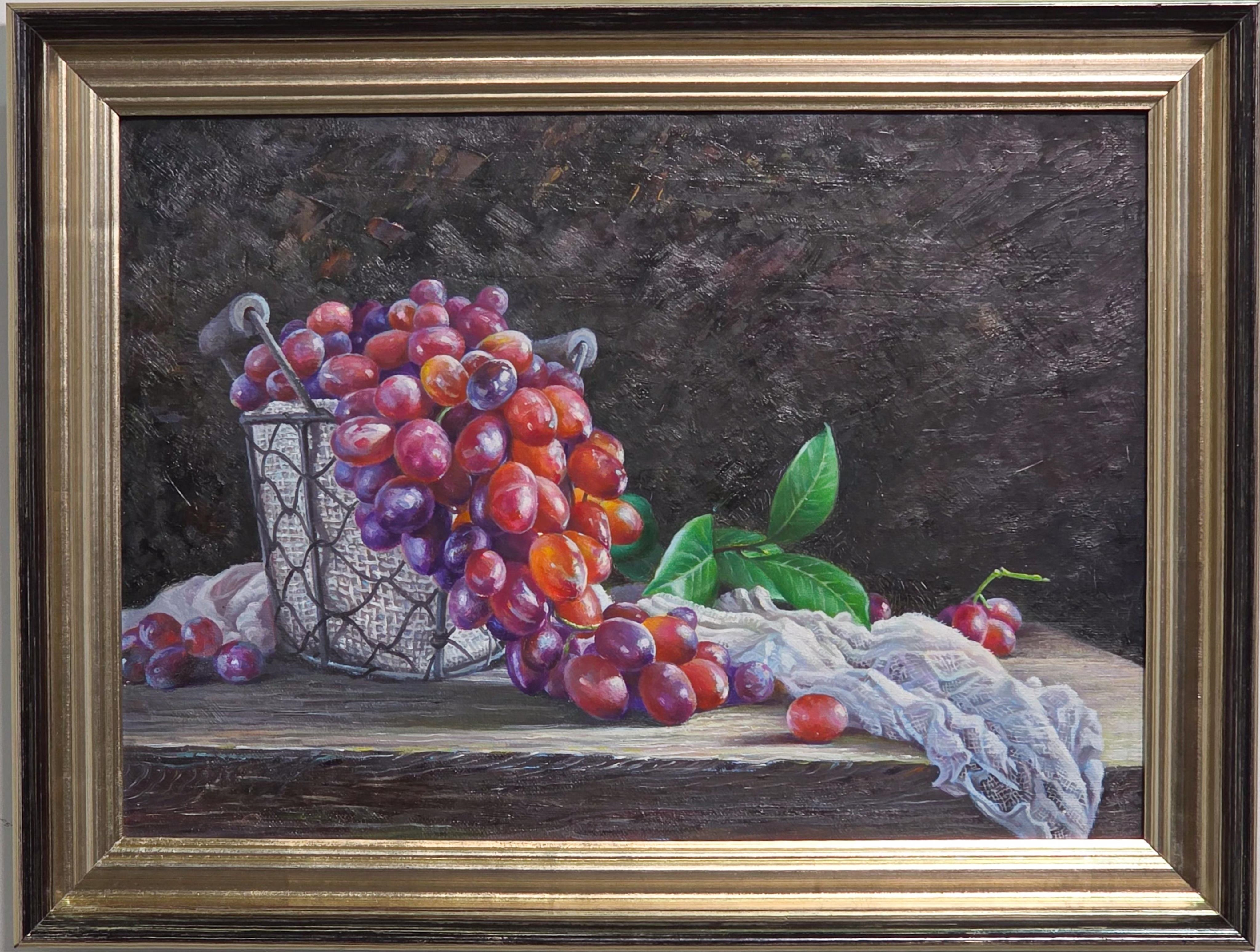 Yan Li | Still Life with Grapes (2020) | MutualArt