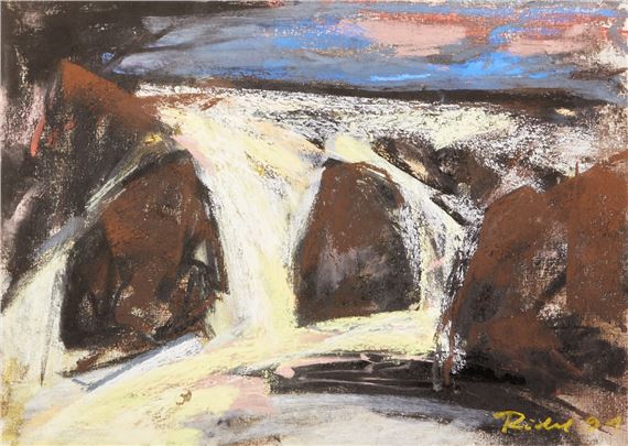 Frank Rödel | Landschaft mit Steinen (1991) | MutualArt