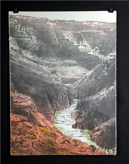 A picture of a river running through a canyon.