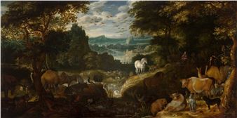 Orphée charmant les animaux