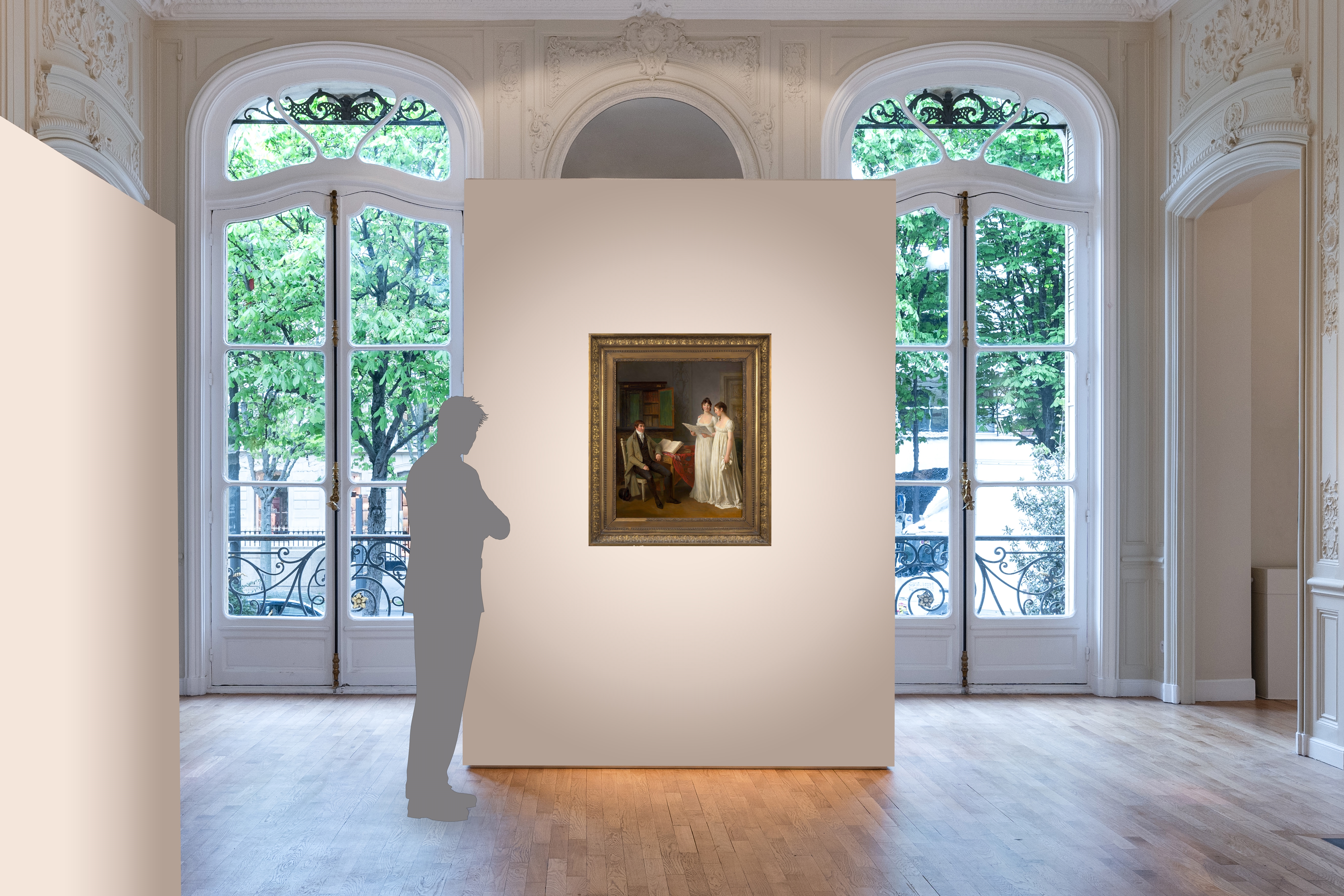 Marguerite Gérard | Portrait d'Etienne-François Marchand et de ses deux ...