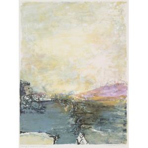 Zao Wou-Ki | Hommage à Nobutaka Shikanai (1991) | MutualArt