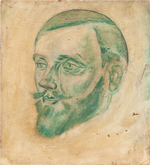 Bolesław Cybis | Head of a Man with a Beard (Circa 1935) | MutualArt