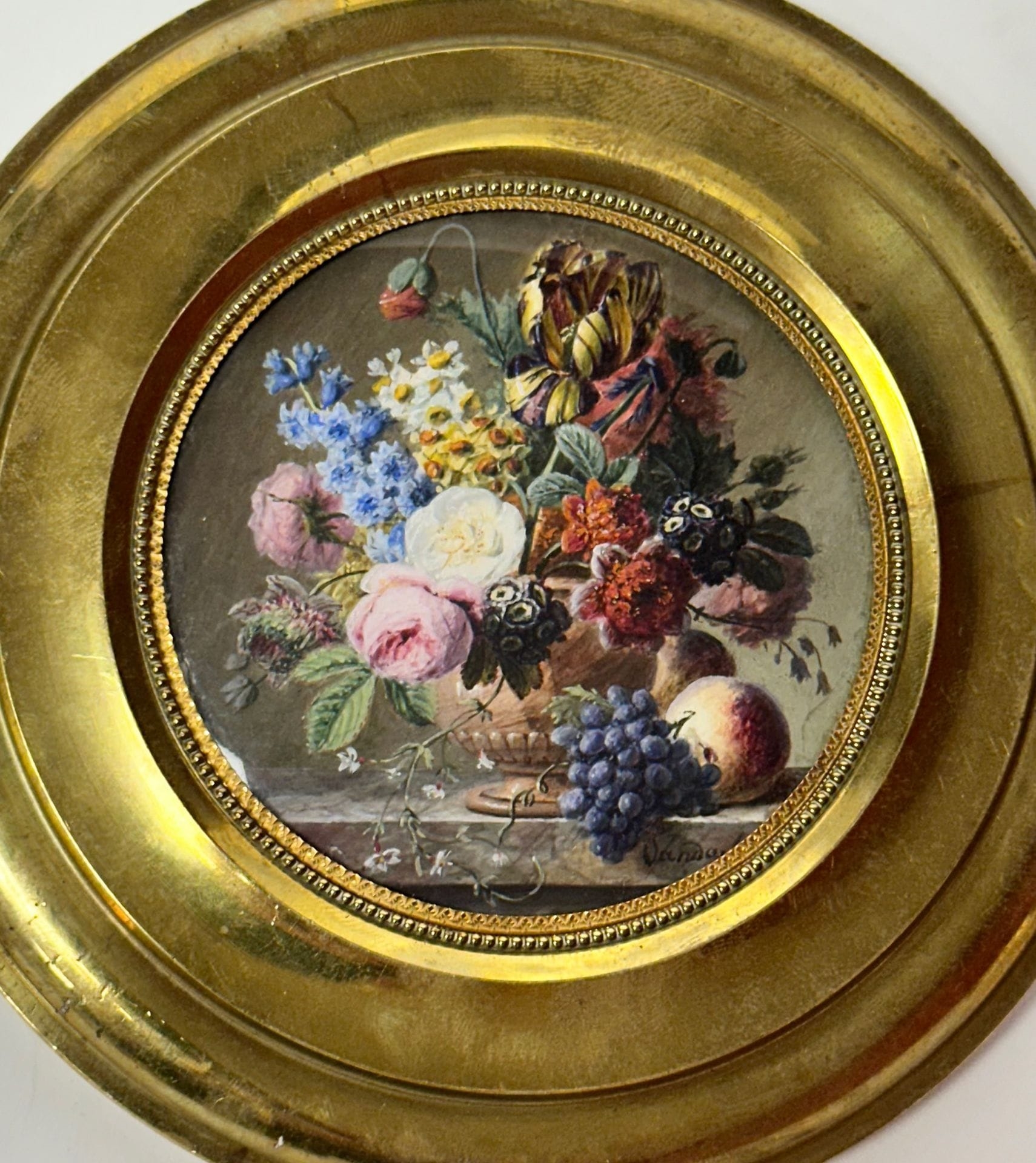 Jan Frans van Dael | Still life of flowers and fruit in an alabaster ...