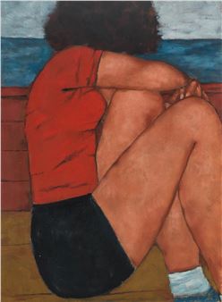 Gimnastyczka, ok. 1950