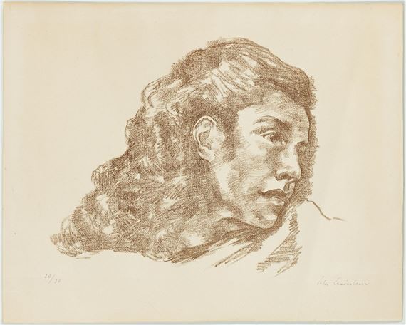 Portrait of a Woman (Probably Madeleine - Lotte Laserstein