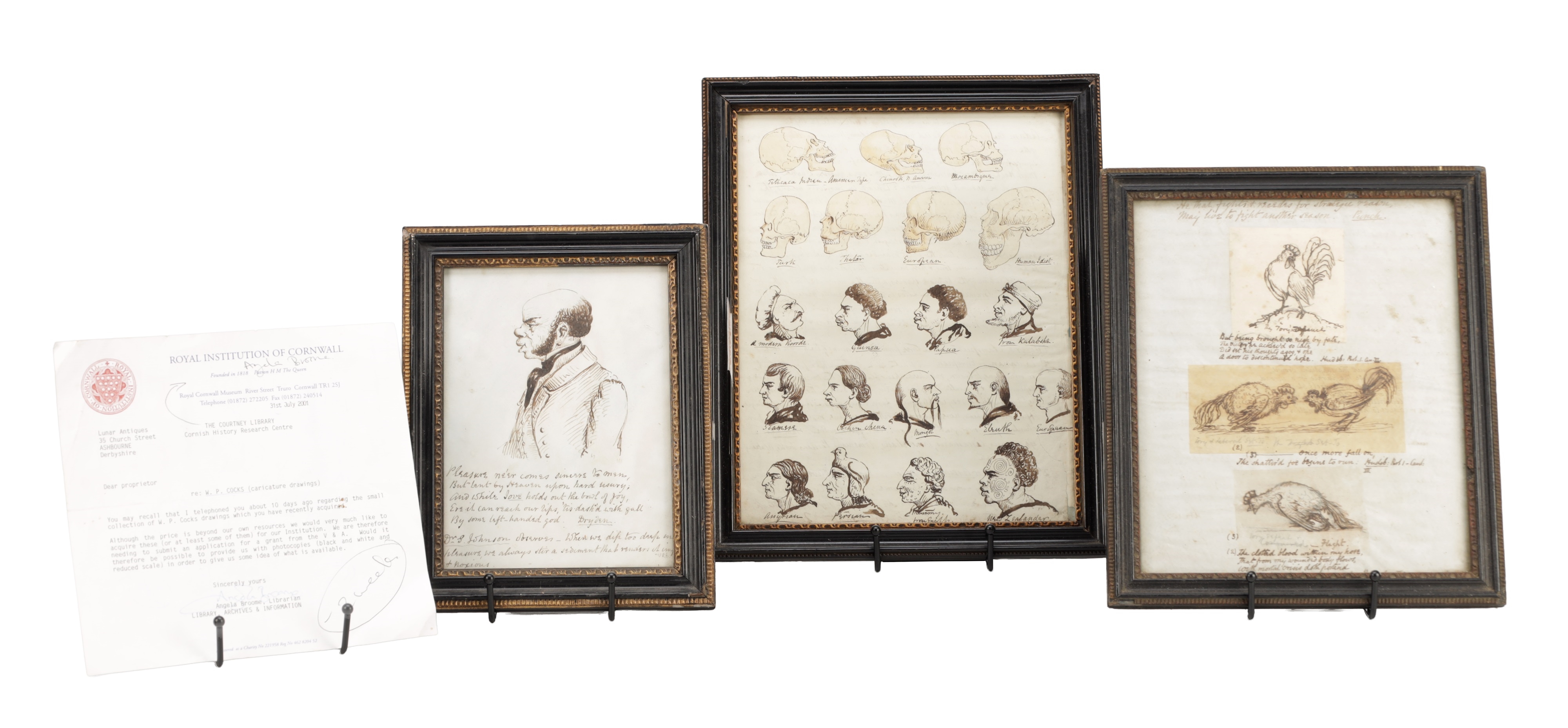 William Pennington Cocks | A COLLECTION OF PEN AND INK CARICATURE ...