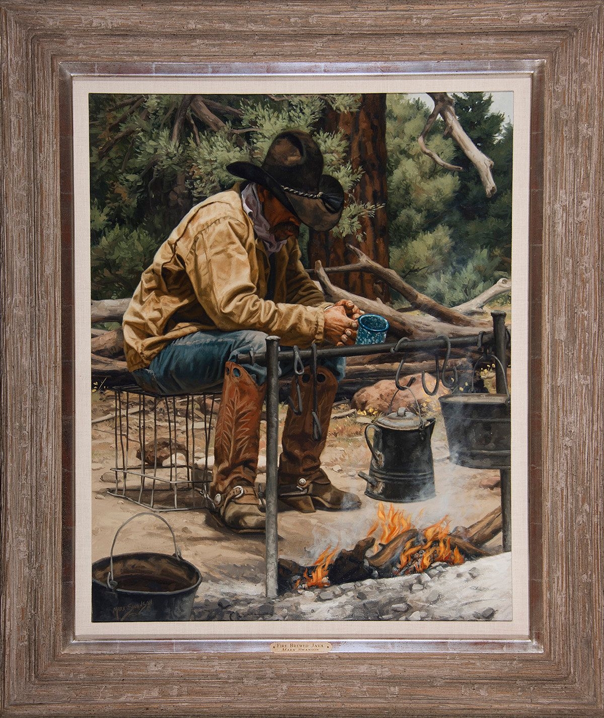 Mark Swanson | Fire-Brewed Java | MutualArt