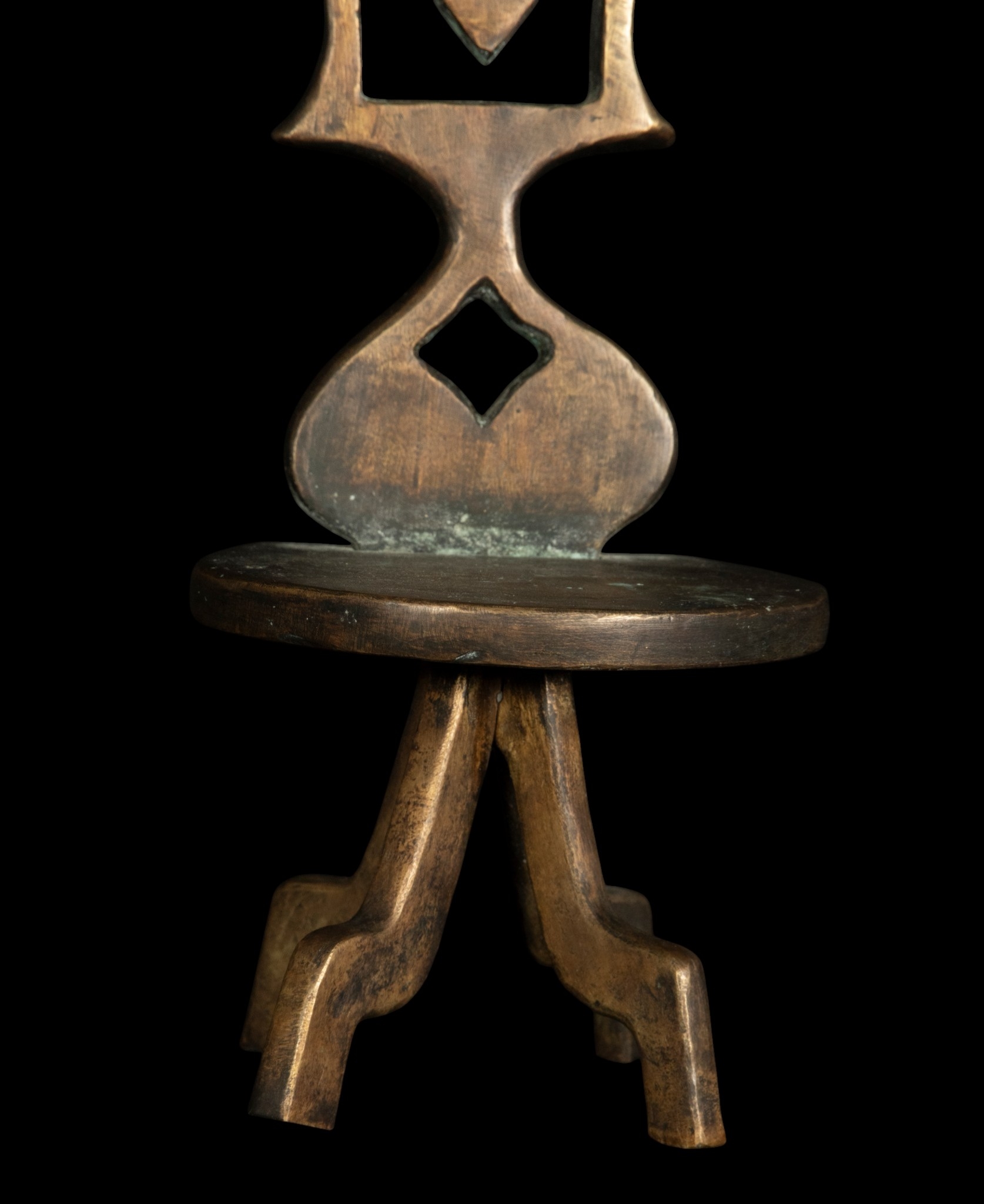 Roberto Matta | Large Bronze Chair sculpture | MutualArt
