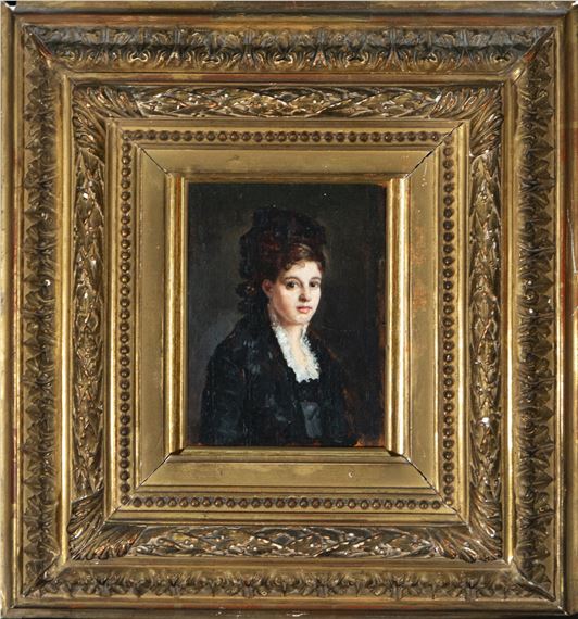 Portrait of a lady - Raimundo de Madrazo y Garreta