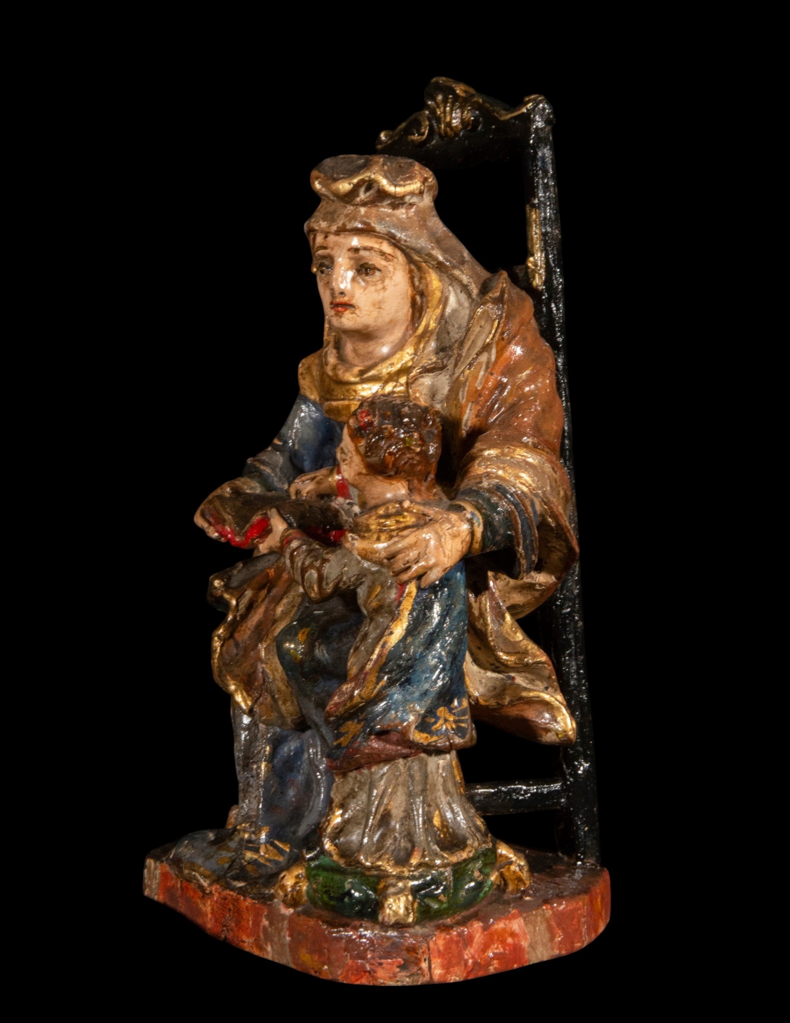 Spanish School, 17th Century | Saint Anne teaching the Virgin Mary to ...