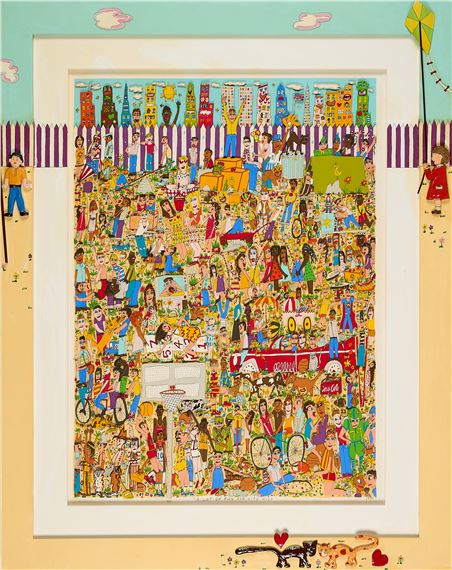 James Rizzi | A Lot of Fun for City Kids (1990) | MutualArt