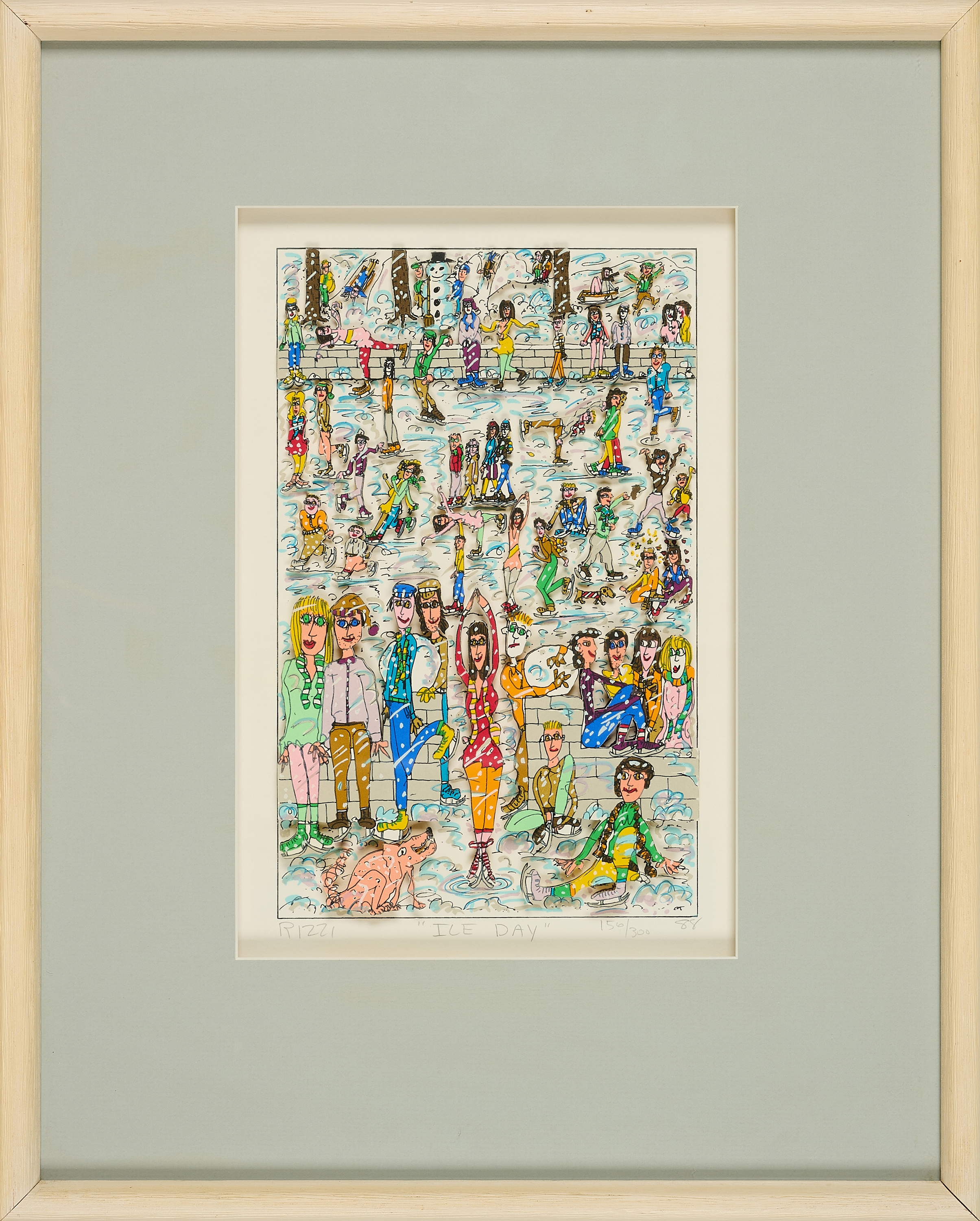 James Rizzi | Ice Day (1988) | MutualArt