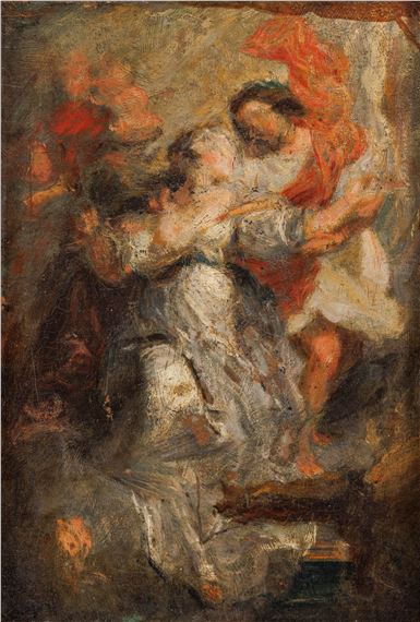 Entrevue de Marie de Médicis et de son fils - Henri Fantin-Latour