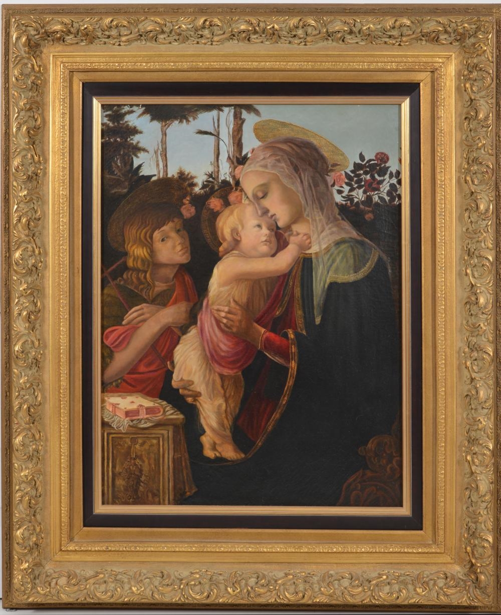 Sandro Botticelli | Madonna and Child with John the Baptist (19th ...