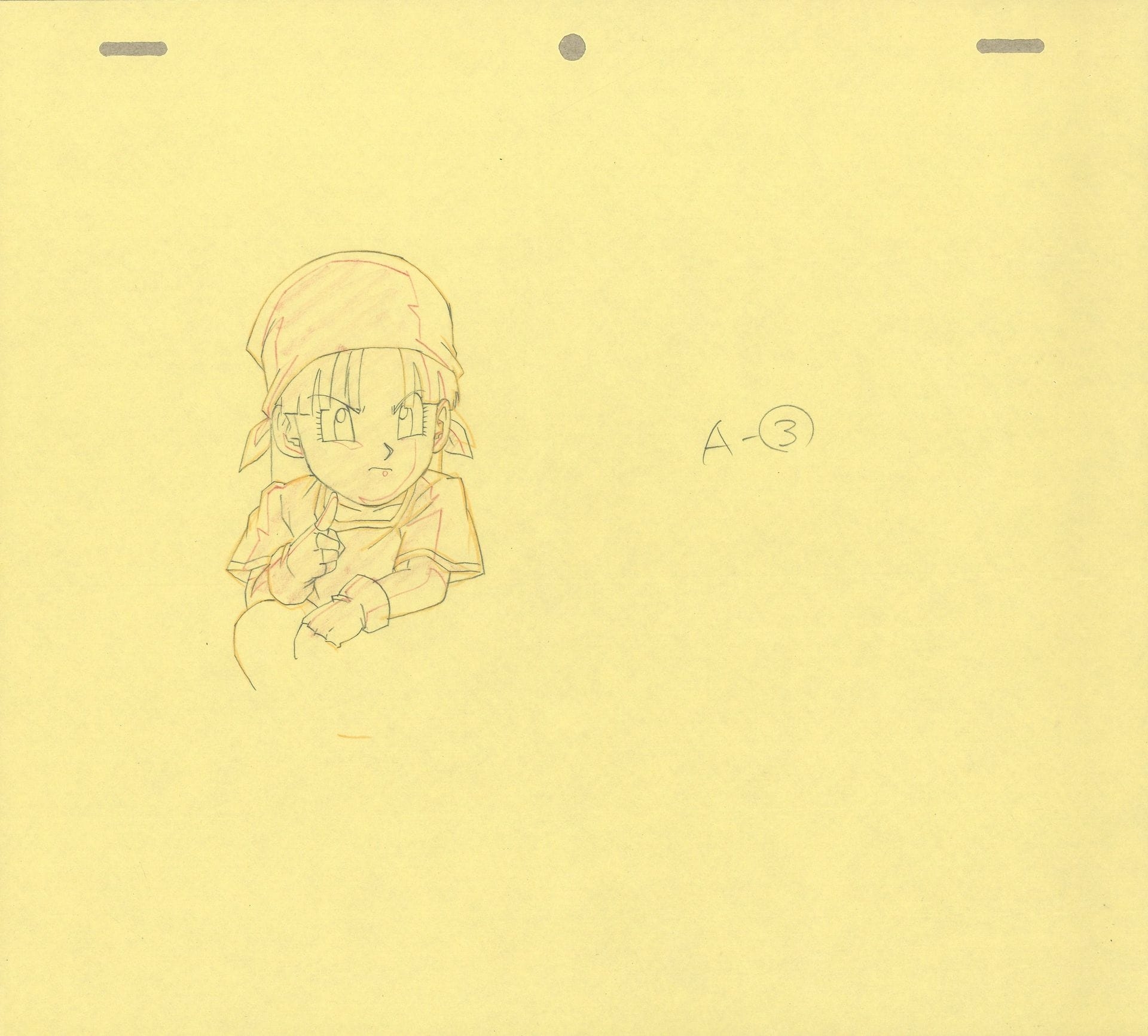 Akira Toriyama | Original animation drawing of Pan (1996 - 1997 ...