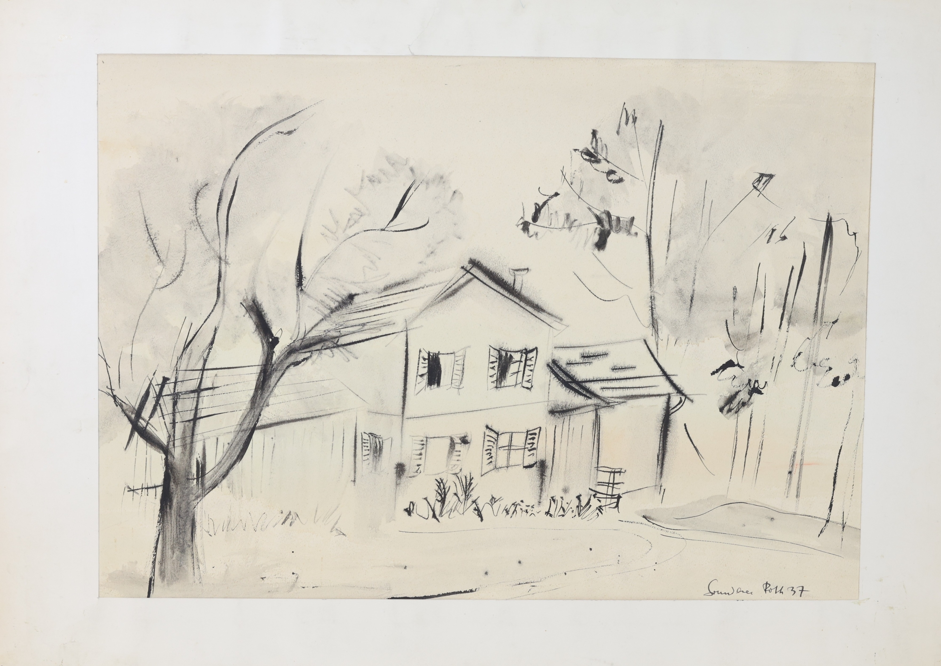 Wolfgang Roth | Mixed media and ink drawings | MutualArt
