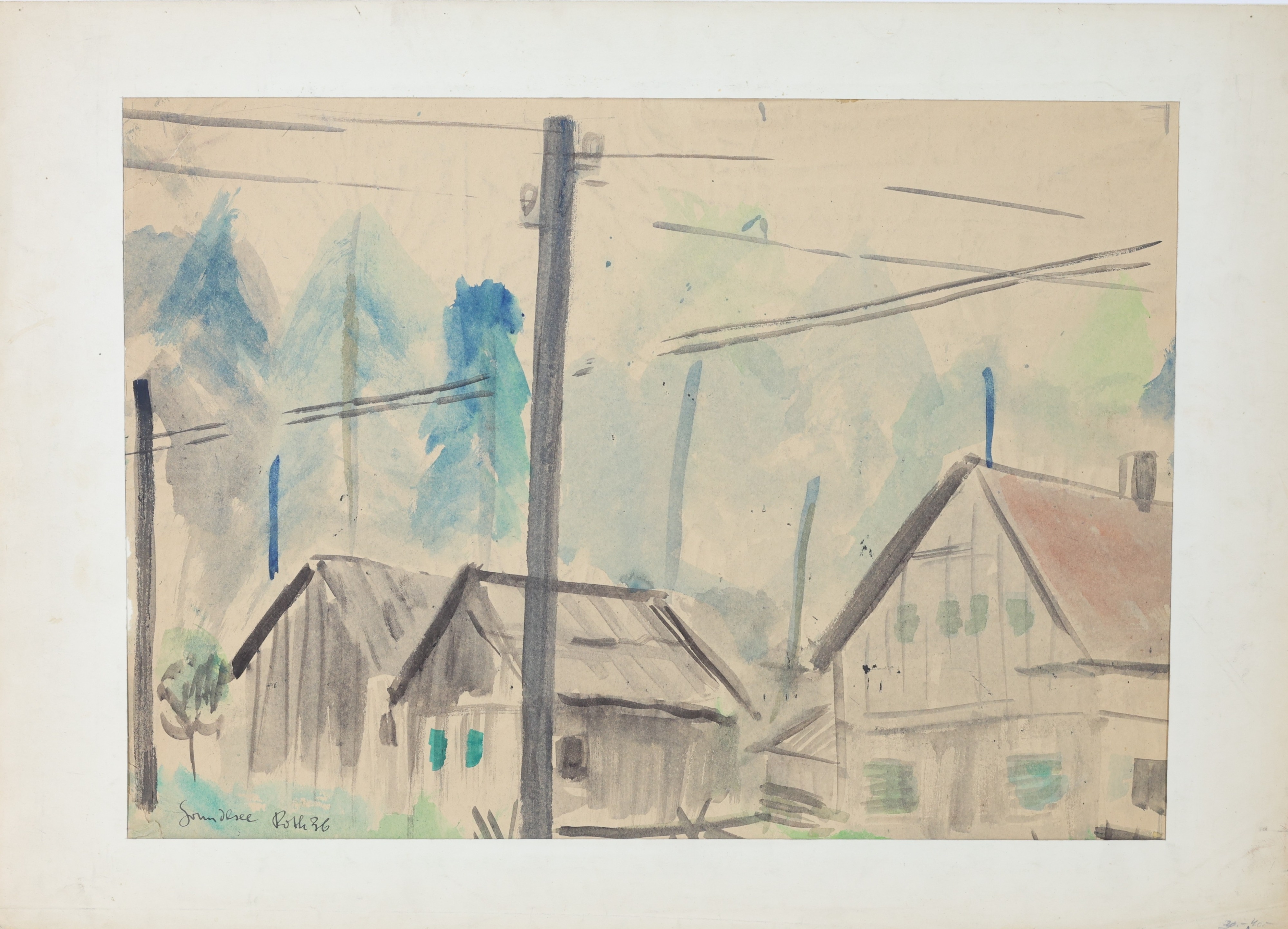 Wolfgang Roth | Mixed media and ink drawings | MutualArt