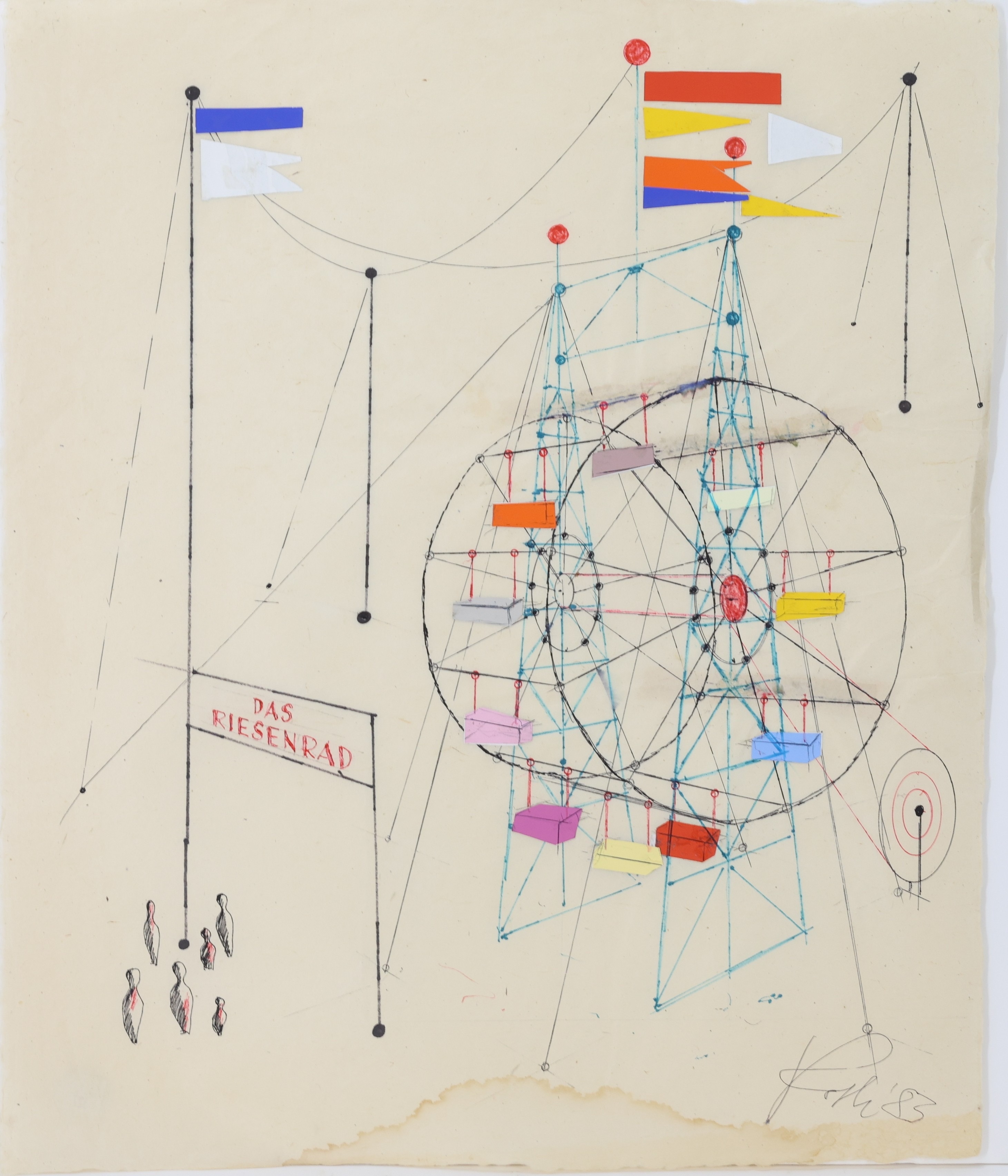 Wolfgang Roth | Circus theme composition | MutualArt
