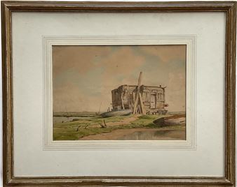 A Shed at Slaughden - Martin Hardie