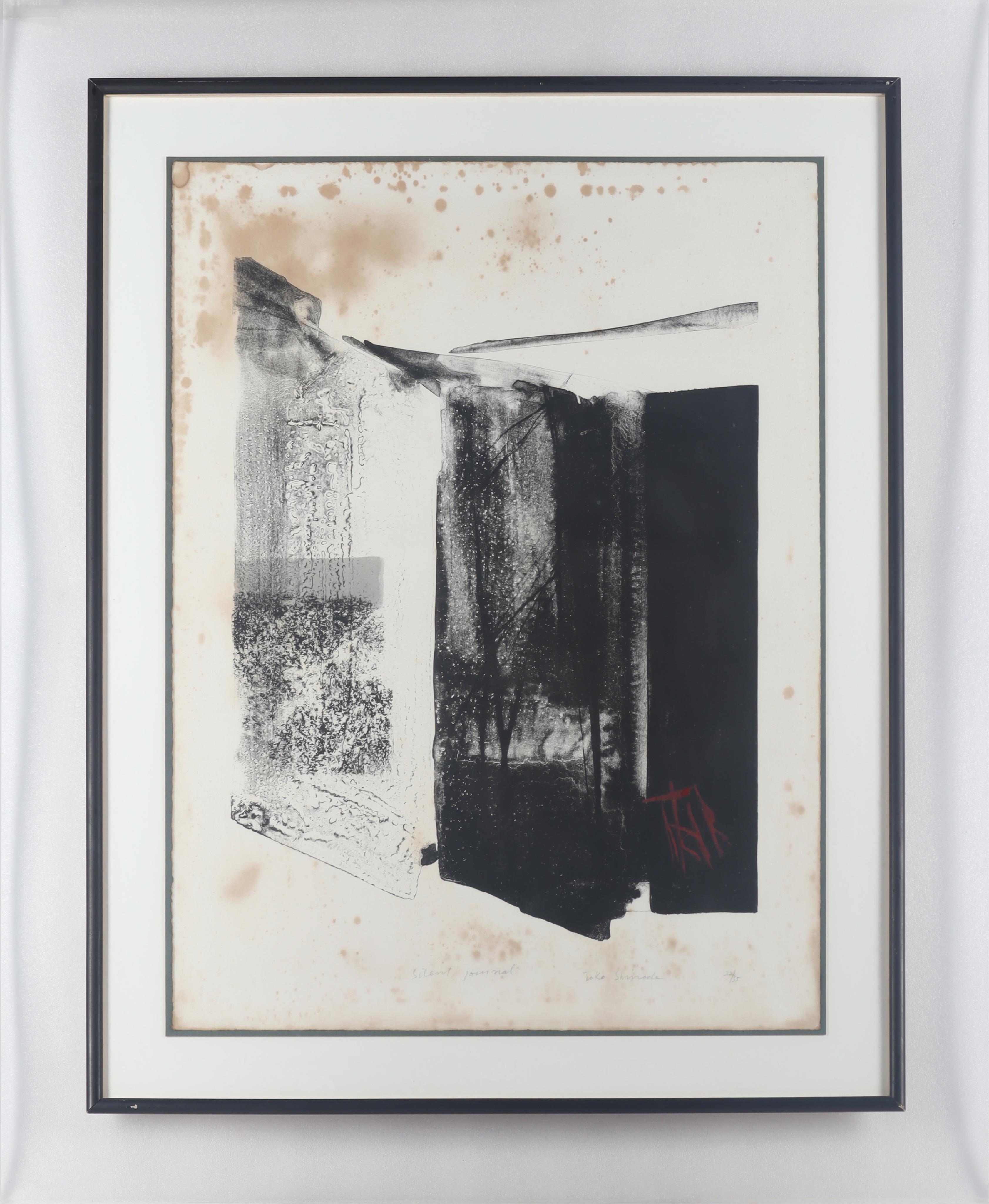 Artwork by Toko Shinoda, Silent Journal, Made of lithograph on paper