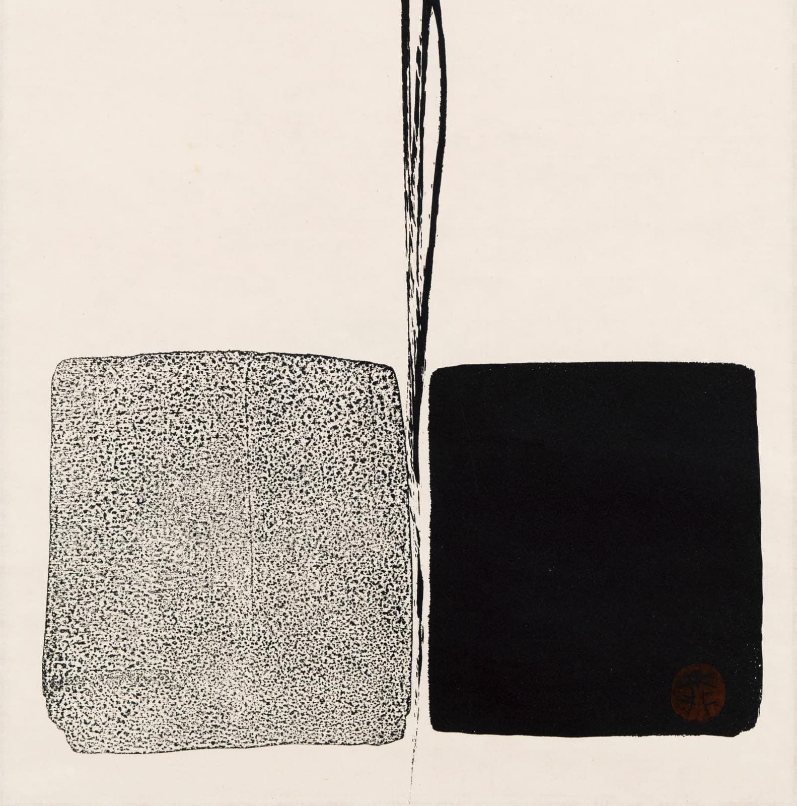 Artwork by Toko Shinoda, Chang'e, Made of lithograph, hanging scroll