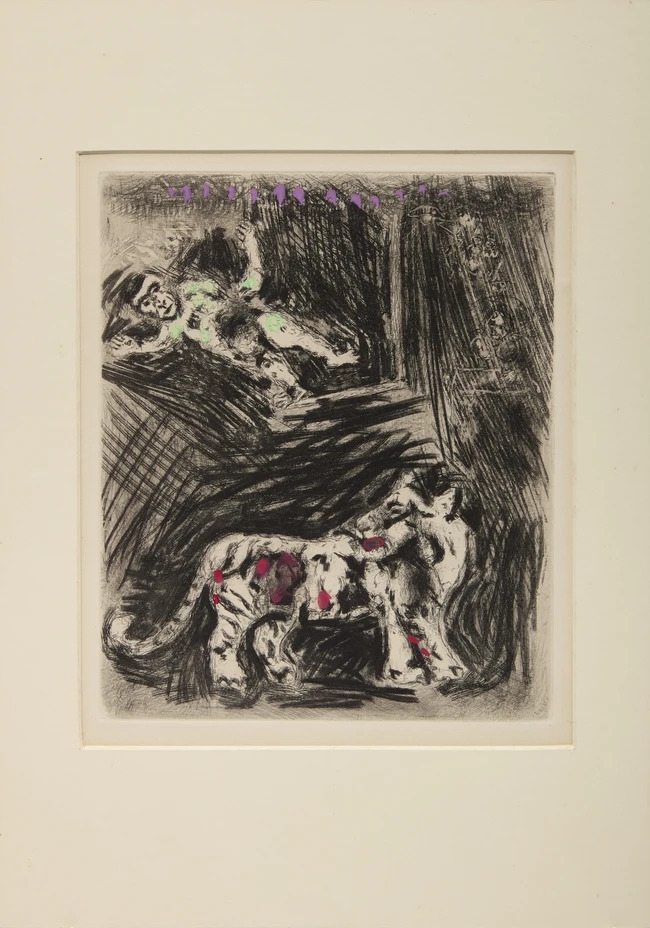 Marc Chagall | Le Singe et le Leopard (The Monkey and the Leopard (1927 ...