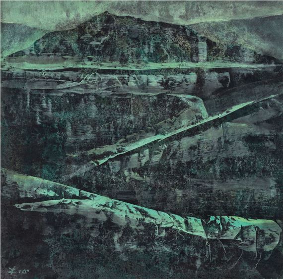 Mu Xin | PAIINTING: BLACK AND GREEN | MutualArt