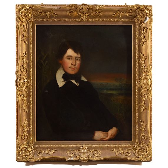 American School | Portrait of a Young Man (mid 19th century) | MutualArt