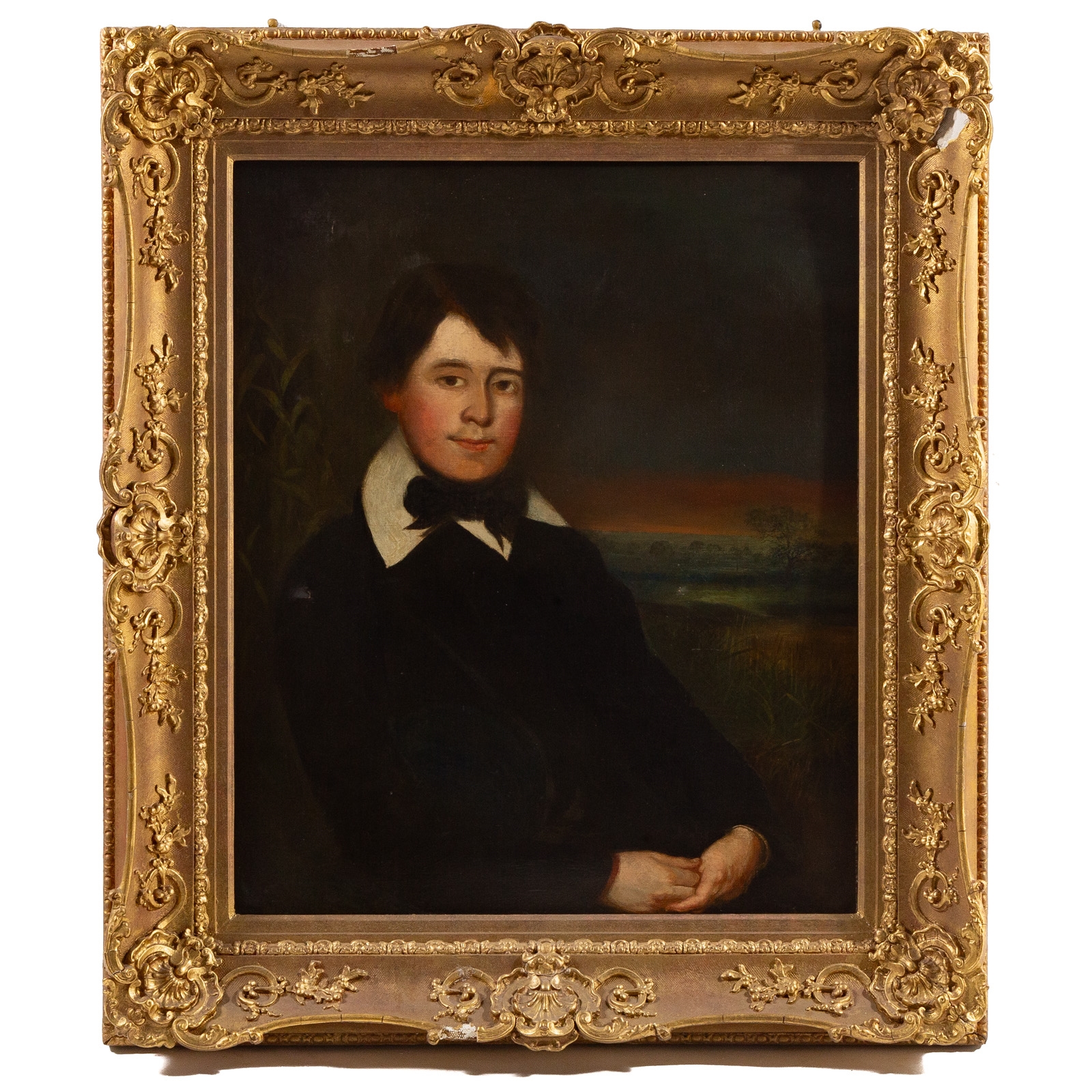 American School | Portrait of a Young Man (mid 19th century) | MutualArt