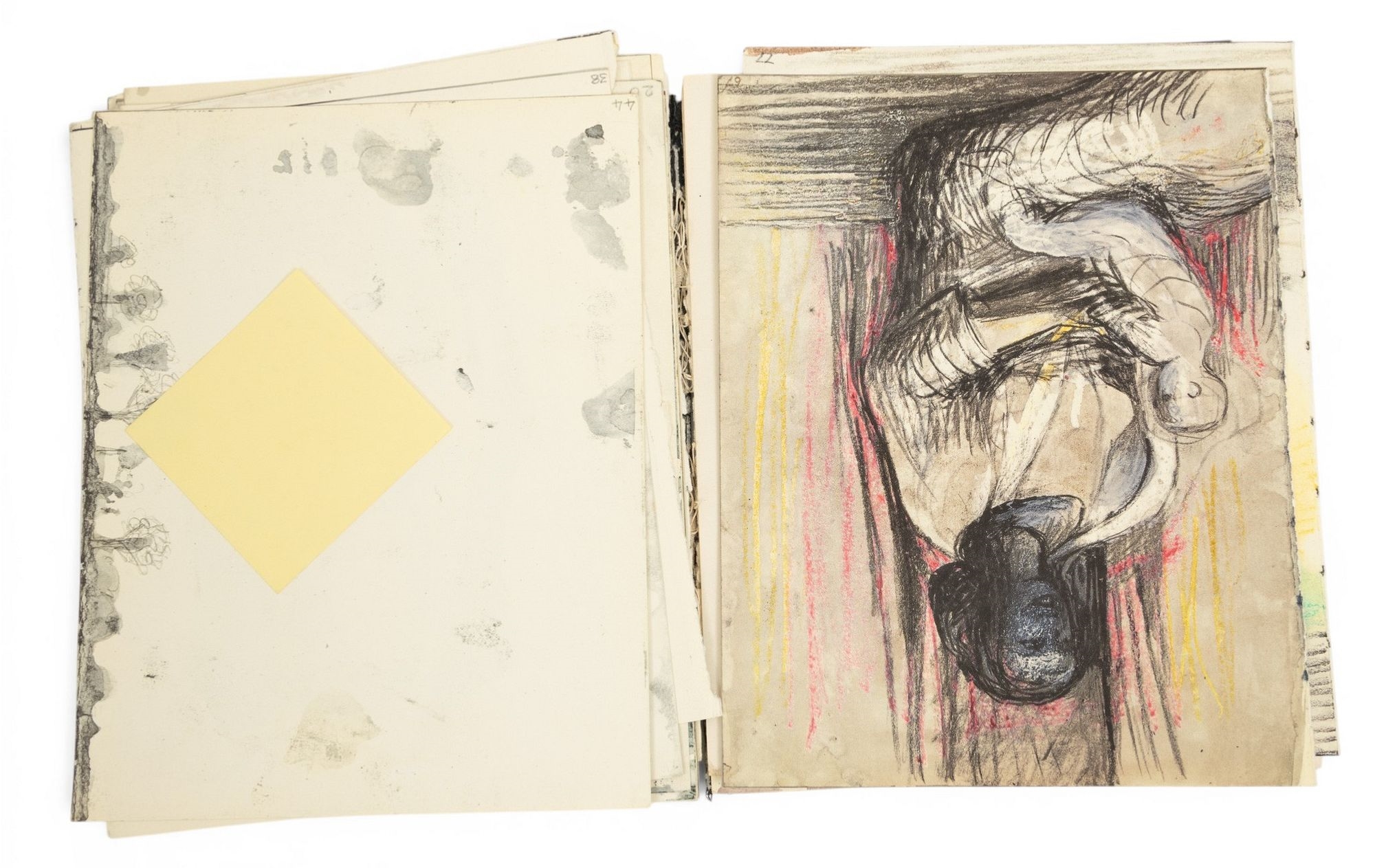 Henry Moore | Collotypes on Paper with Book 'Sketchbook 1928: the West ...