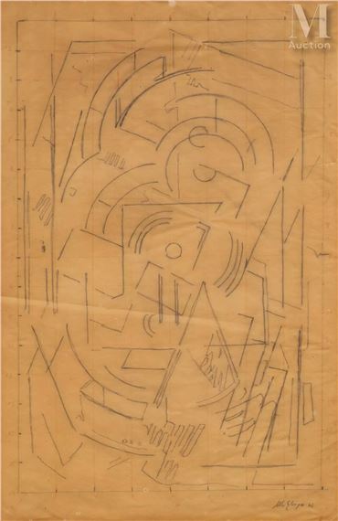 Etude pour tableau « peinture pour la contemplation - Albert Gleizes