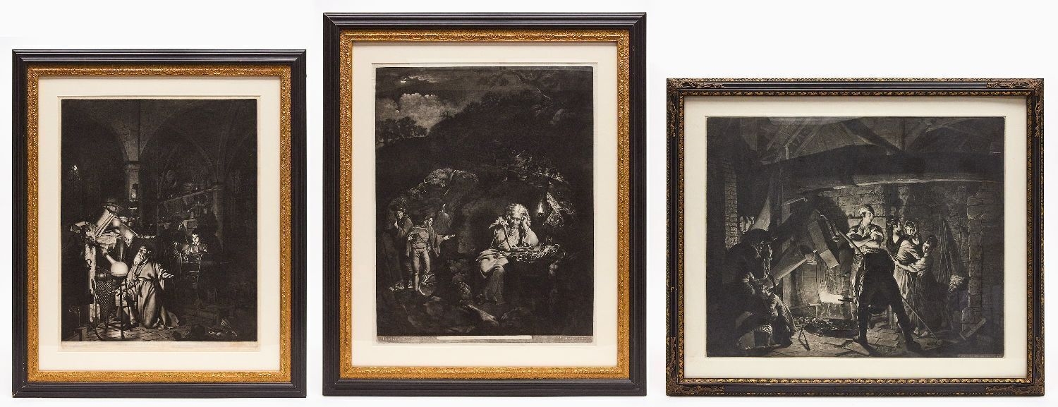 Richard Earlom | Three Early Engravings after Joseph Wright | MutualArt