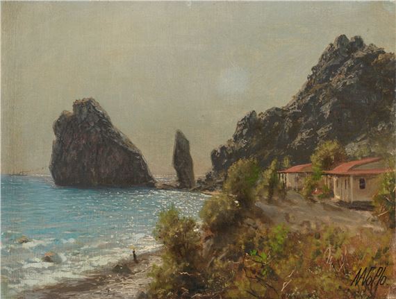 Diva and Monakh Rocks, Simeiz, Crimea - Lev Felixovich Lagorio