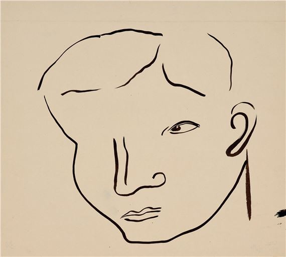Portrait of a Single-Eyed Man - Sanyu