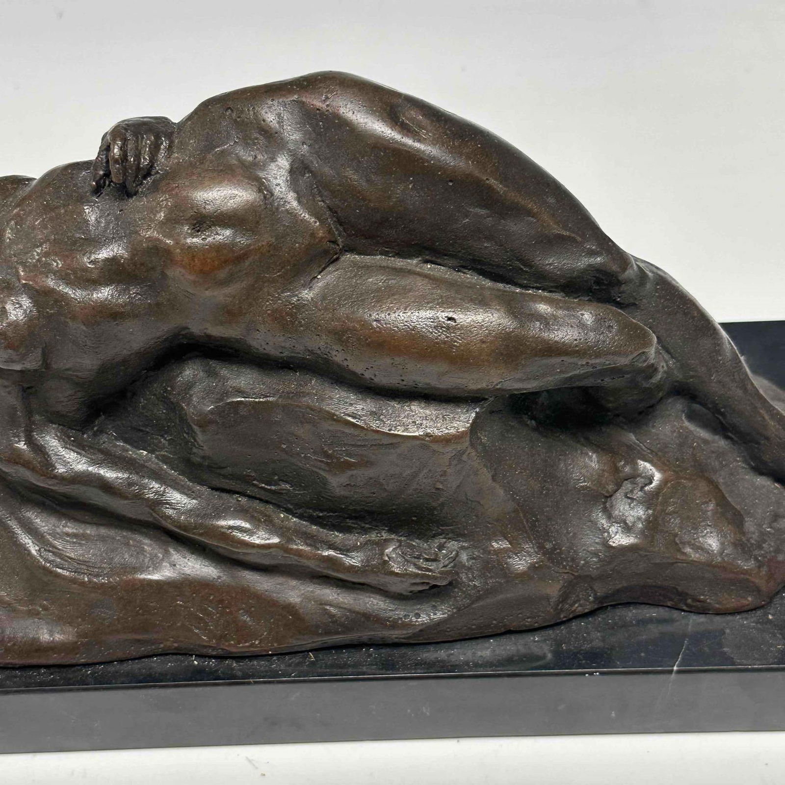 Tony Sjöman | 20th C. Bronze Art Nouveau Nude Risque Posing Female ...