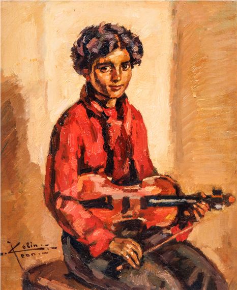 Jean Colin | The young violinist | MutualArt