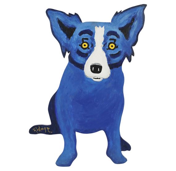 George Rodrigue | Blue Dog (1995) | MutualArt