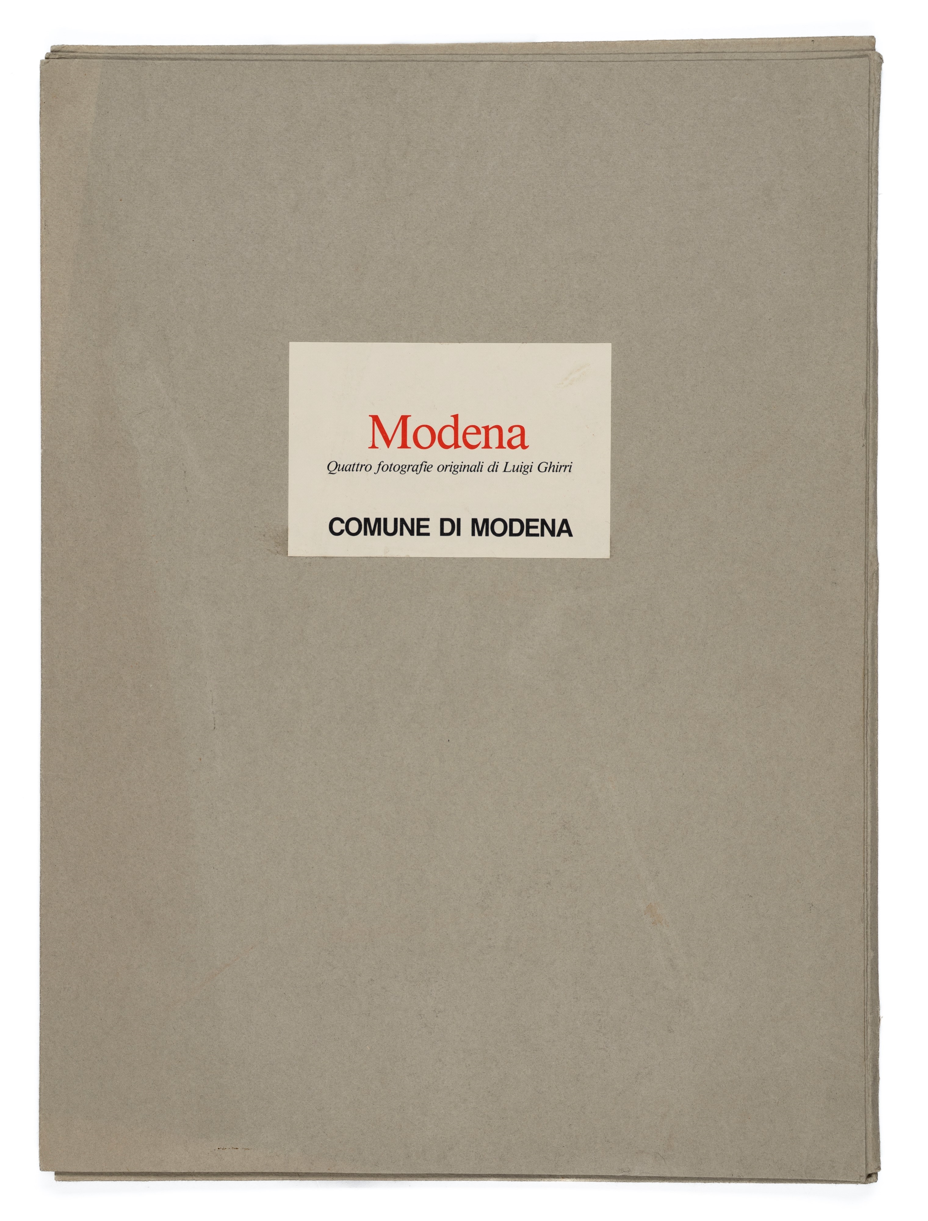 Luigi Ghirri | Portfolio Comune di Modena (1975 - 1980) | MutualArt