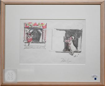 Sketches for Punch and Judy - John Piper