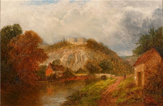 Charles L. Shaw | Nottingham Castle from the River Leen | MutualArt