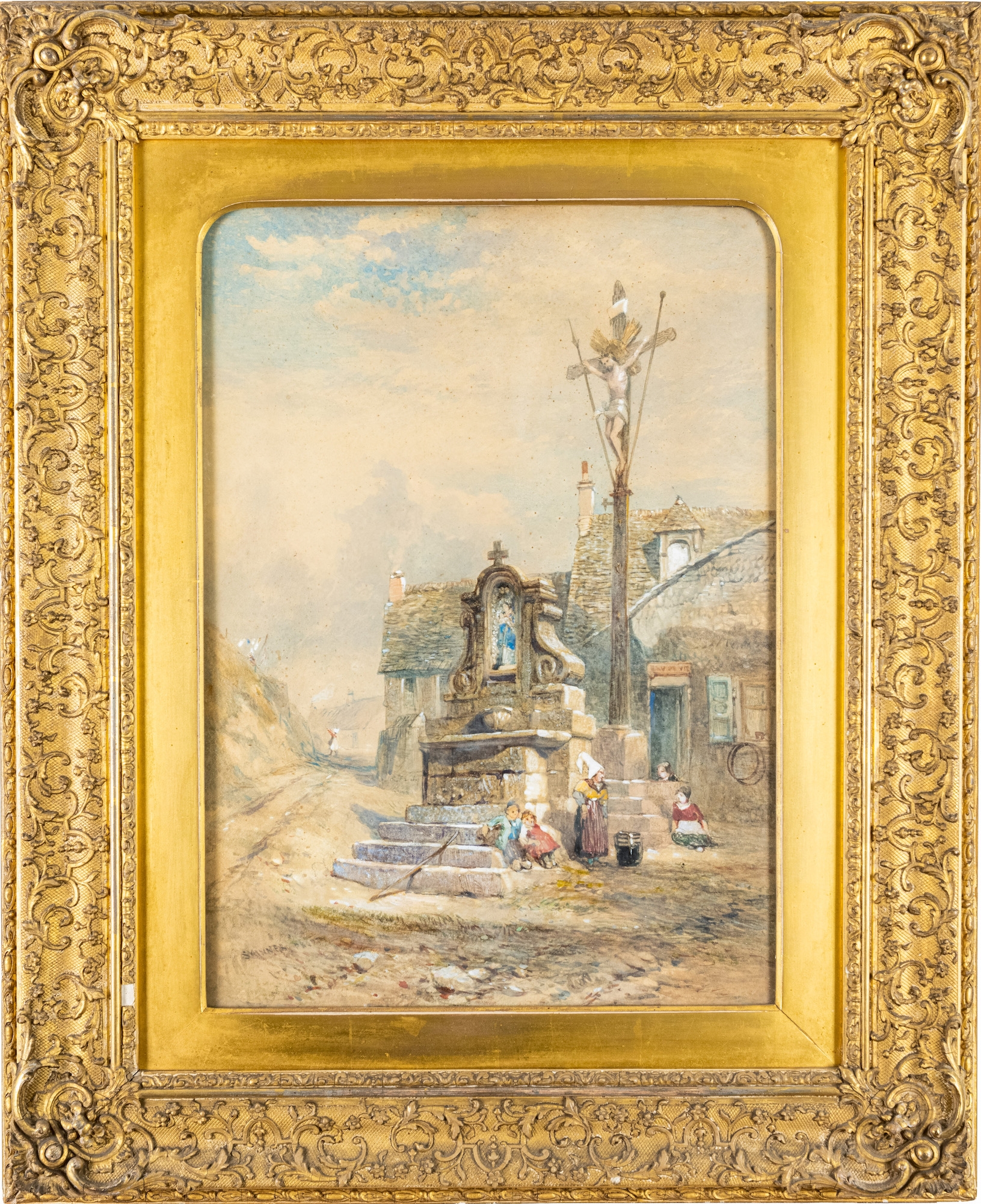 John Skinner Prout | Calvary at Vire, Normandy | MutualArt