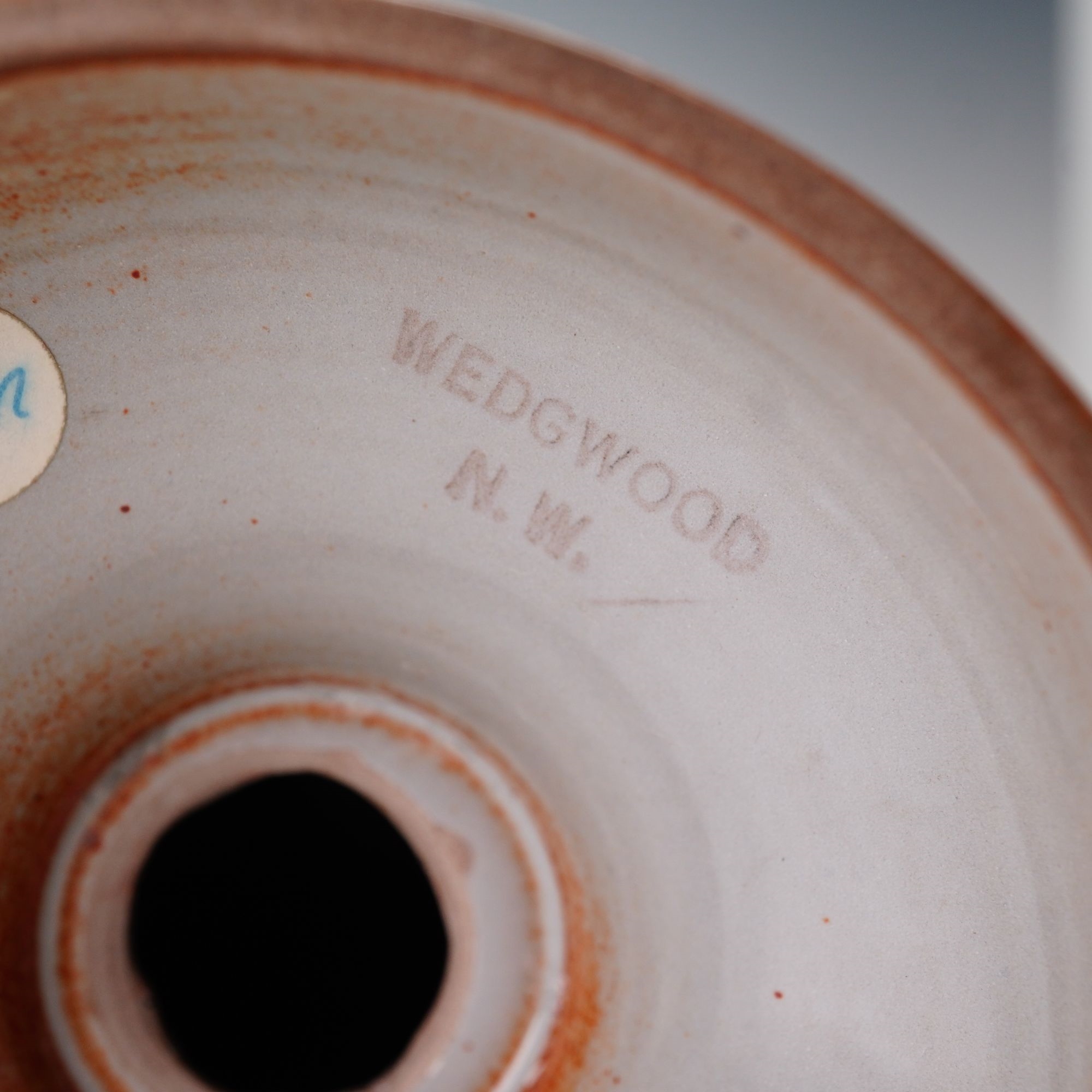 Norman Wilson | Rare Wedgwood Gray Wash Transmutation Glaze Lamp Base ...