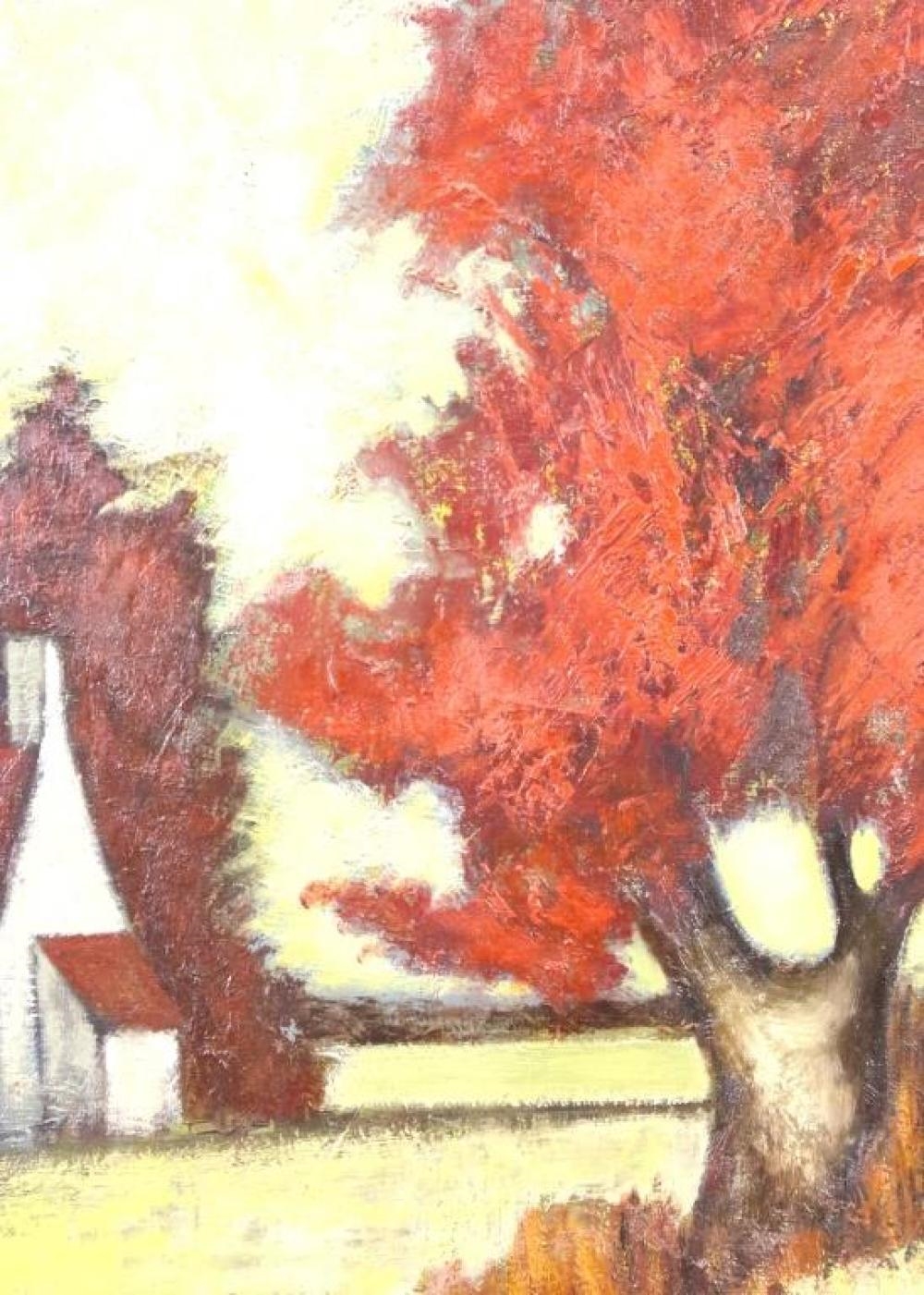 R. Chatalot | oak tree in the landscape | MutualArt