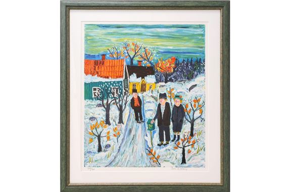 Sven Lidberg リトグラフ　スウェーデン画家 Sven Lidberg Market Data: Auction Results & Gallery Prices