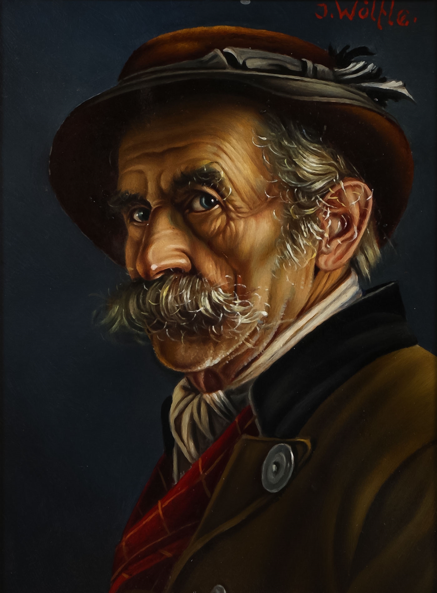 Inge Wolfle | Four Tyrolean Portraits | MutualArt