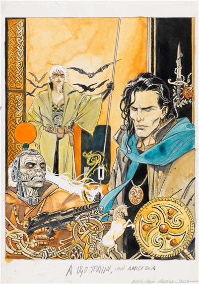 Massimo Rotundo | Original cover art by Rotundo for Comic Art magazine ...