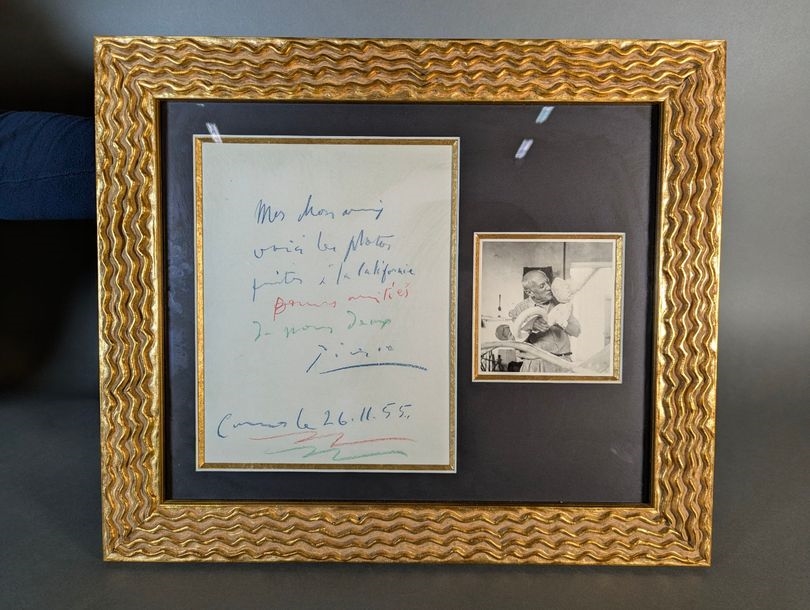 Pablo Picasso | Superb handwritten letter from the artist (1955 ...